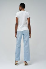 Cargar imagen en el visor de la galería, CAMISETA CON BRANDING BLANCA SALSA