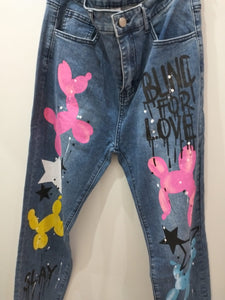 JEANS SKINY PAINTING
