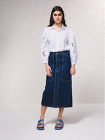 Cargar imagen en el visor de la galería, FALDA BOTONES SMF
