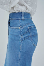 Cargar imagen en el visor de la galería, FALDA MIDI CLARO SALSA
