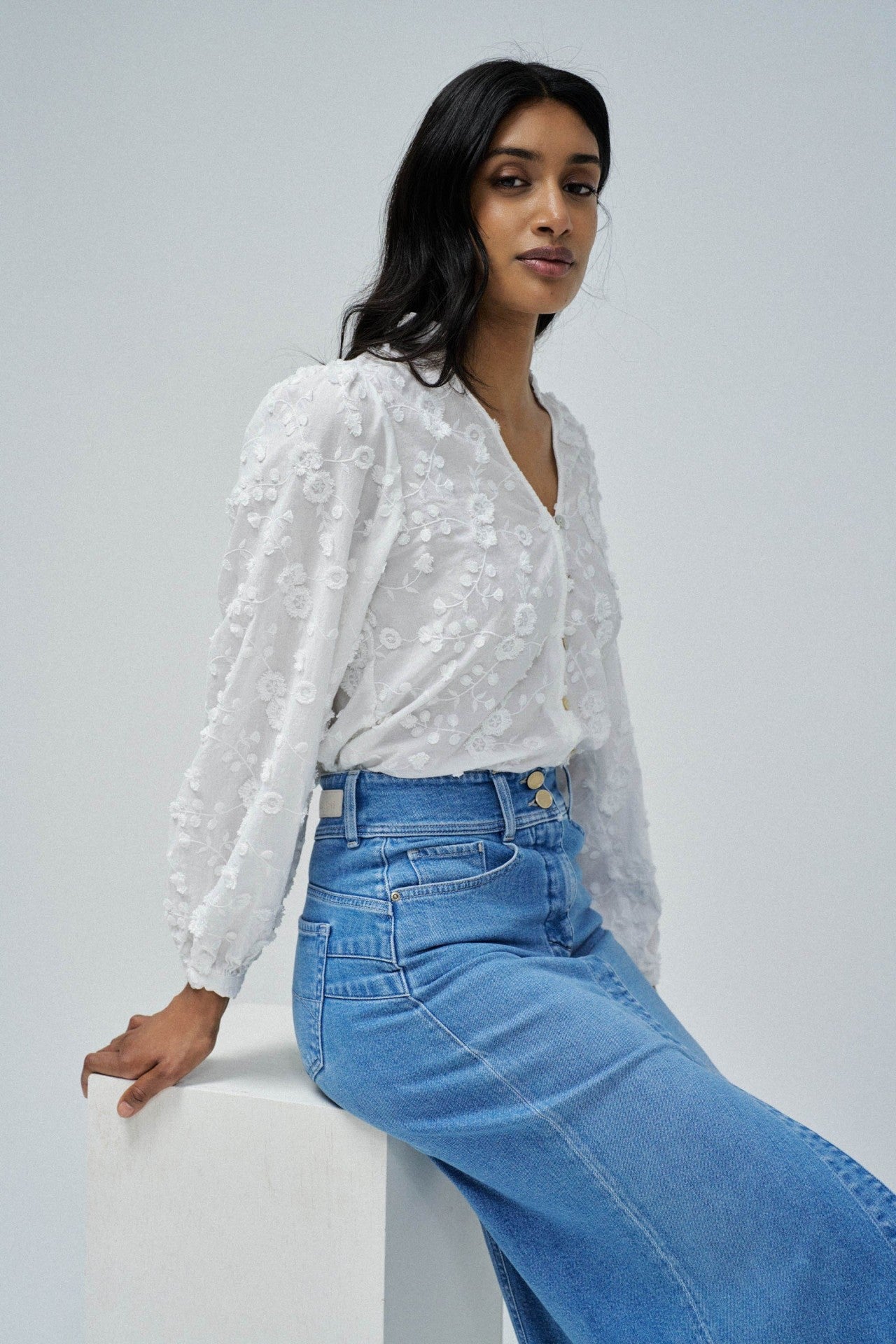 FALDA MIDI CLARO SALSA