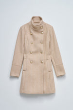 Cargar imagen en el visor de la galería, ABRIGO GRACE PAÑO SALSA
