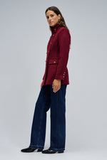 Cargar imagen en el visor de la galería, ABRIGO PAÑO CORTO SALSA
