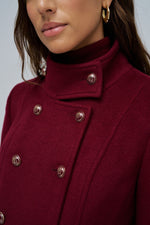 Cargar imagen en el visor de la galería, ABRIGO PAÑO CORTO SALSA
