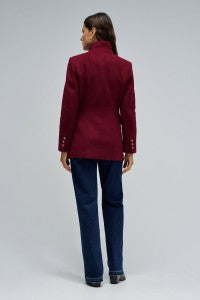 ABRIGO PAÑO CORTO SALSA