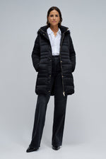 Cargar imagen en el visor de la galería, ABRIGO LARGO ACOLCHADO SALSA
