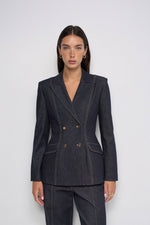 Cargar imagen en el visor de la galería, Blazer estructurado Denim Atelier SALSA

