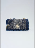 Cargar imagen en el visor de la galería, Bolso Tweed Azul SALSA
