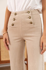 Cargar imagen en el visor de la galería, JEANS BEIGE BUTTONS
