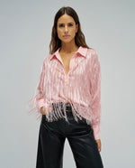 Cargar imagen en el visor de la galería, Blusa con flecos SALSA
