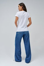 Cargar imagen en el visor de la galería, CAMISETA LOGO AZUL SALSA
