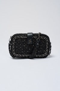 BOLSO BLACK TWEED SALSA