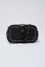 Cargar imagen en el visor de la galería, BOLSO BLACK TWEED SALSA
