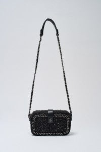 BOLSO BLACK TWEED SALSA