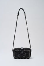 Cargar imagen en el visor de la galería, BOLSO BLACK TWEED SALSA
