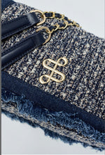 Cargar imagen en el visor de la galería, Bolso Tweed Azul SALSA

