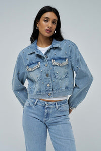 CHAQUETA VAQUERA CON APLICACIONES SALSA