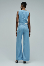 Cargar imagen en el visor de la galería, Vaquero SALSA JEANS Wide Leg Lightdenim Medium Wash
