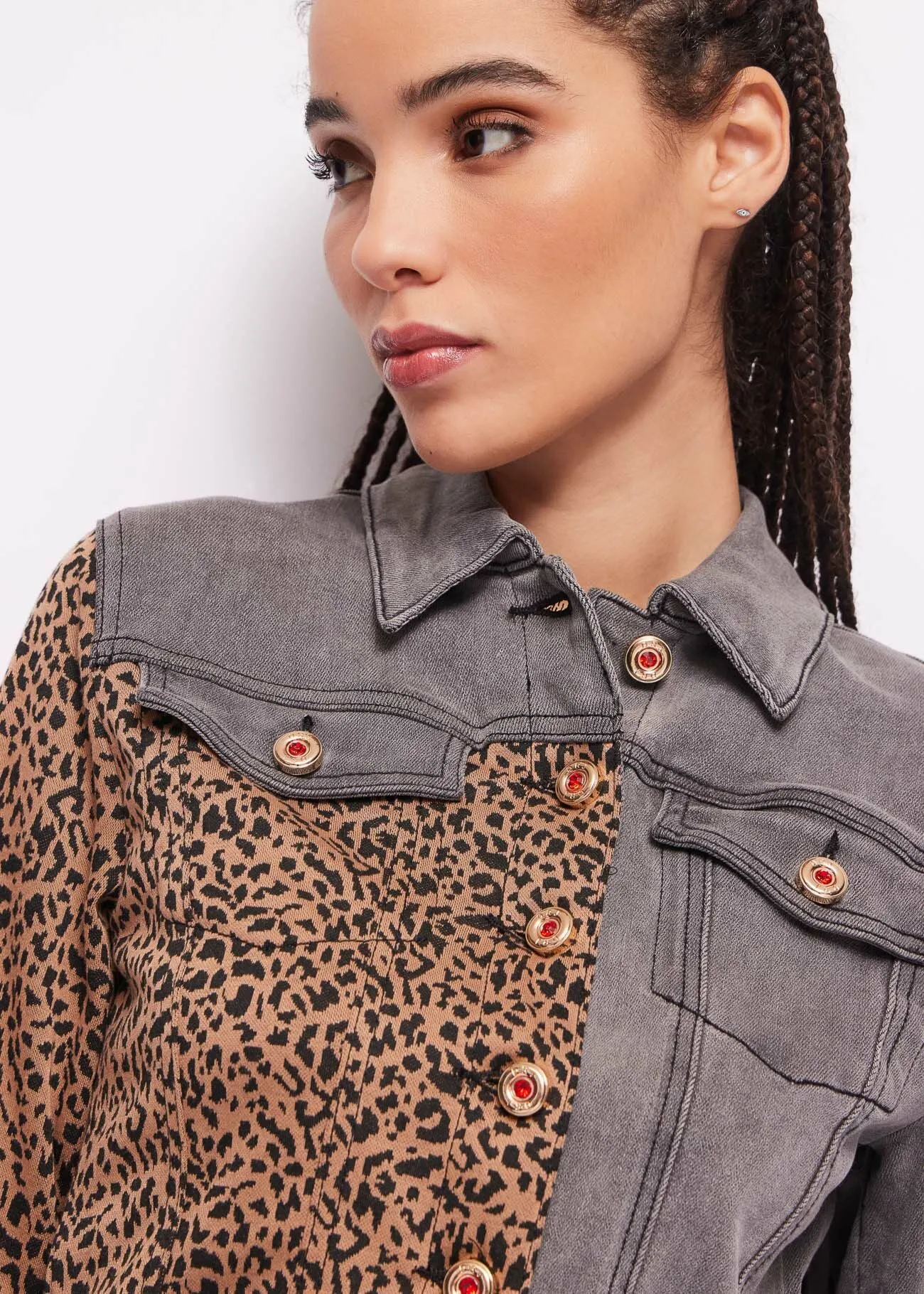 CHAQUETA PRINT DENNY ROSE