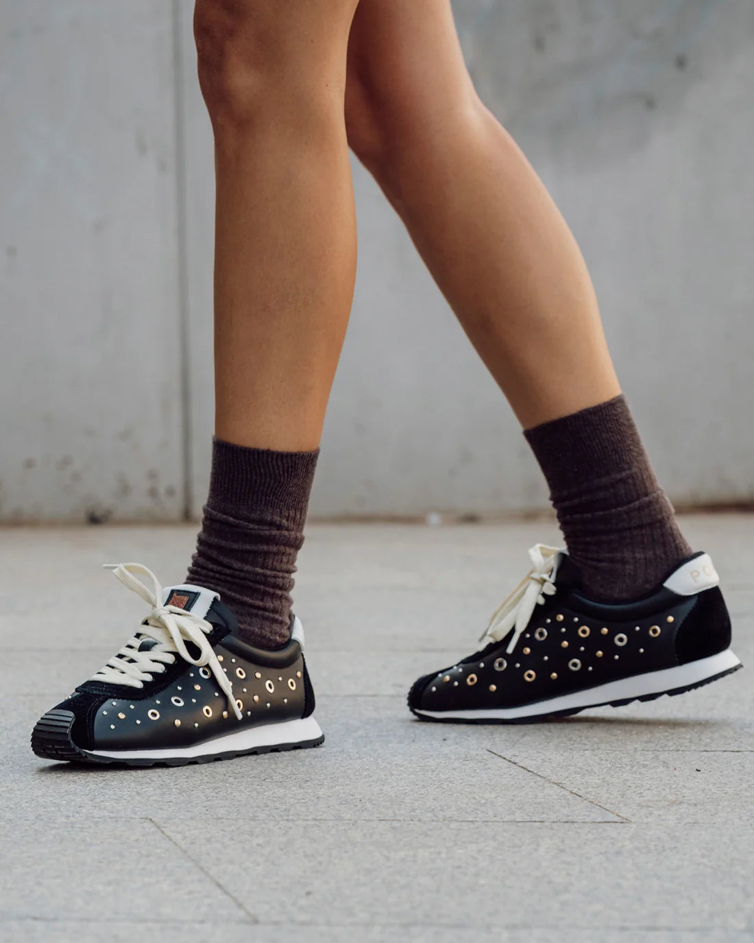 ZAPATILLAS INARA NEGRAS POPA