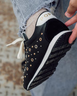 Cargar imagen en el visor de la galería, ZAPATILLAS INARA NEGRAS POPA
