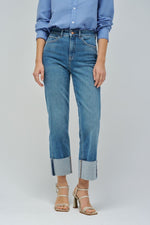 Cargar imagen en el visor de la galería, PANTALON VAQUEROS FAITH PUSH IN STRAIGHT SALSA
