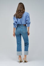 Cargar imagen en el visor de la galería, PANTALON VAQUEROS FAITH PUSH IN STRAIGHT SALSA
