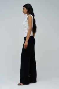 CAMISETA CON FRUNCE BLANCA SALSA