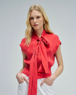Cargar imagen en el visor de la galería, Blusa roja lazo Salsa Jeans
