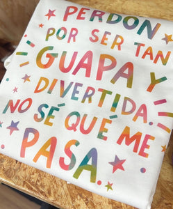 CAMISETA GUAPA Y DIVERTIDA