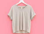 Cargar imagen en el visor de la galería, Camiseta básica camel wiya
