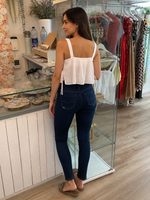 Cargar imagen en el visor de la galería, Pantalón vaquero skinny de tiro alto con doble botón Salsa Jeans
