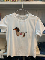 Cargar imagen en el visor de la galería, Camiseta perro salchicha kelrebec
