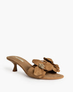Cargar imagen en el visor de la galería, SANDALIA CAMEL FLOR
