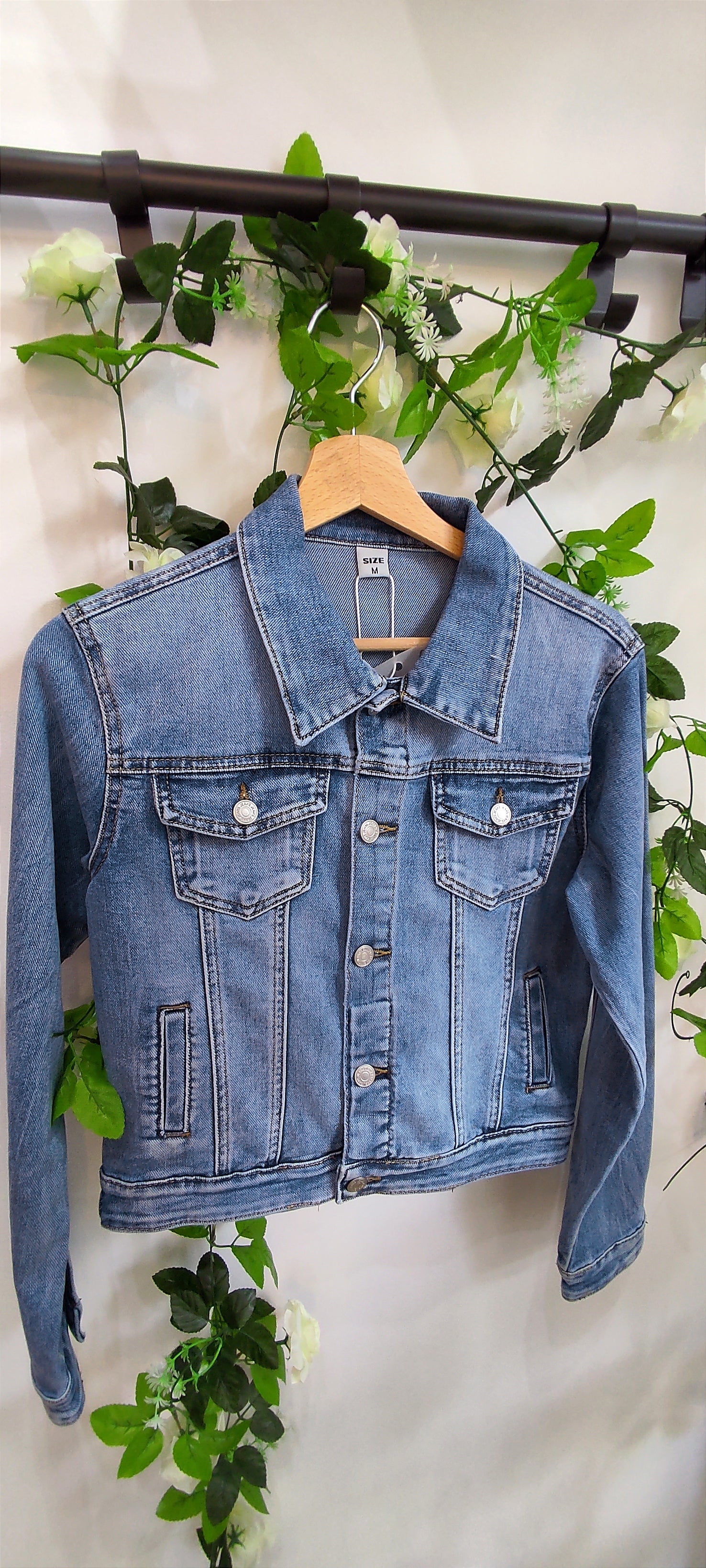 CHAQUETA VAQUERA AZUL CLARO