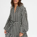 Cargar imagen en el visor de la galería, Vestido corto estampado
