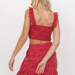 Cargar imagen en el visor de la galería, Conjunto estampado corazones rojo
