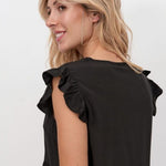 Cargar imagen en el visor de la galería, Blusa negra ancha
