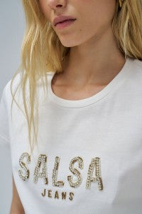 CAMISETA LOGO PERLA SALSA