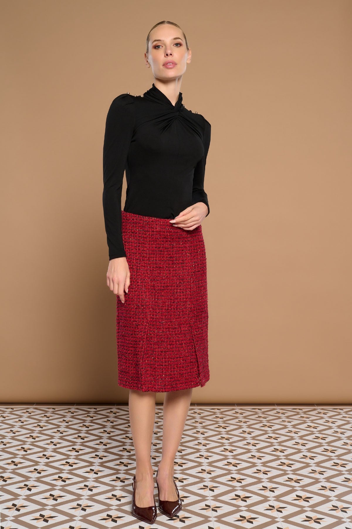 TOP ILENA BLACK MINUETO