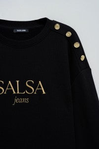 JERSEY LOGO NEGRO SALSA