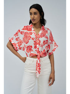 CAMISA TIE FRONT SALSA