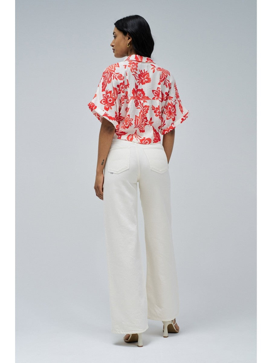 CAMISA TIE FRONT SALSA
