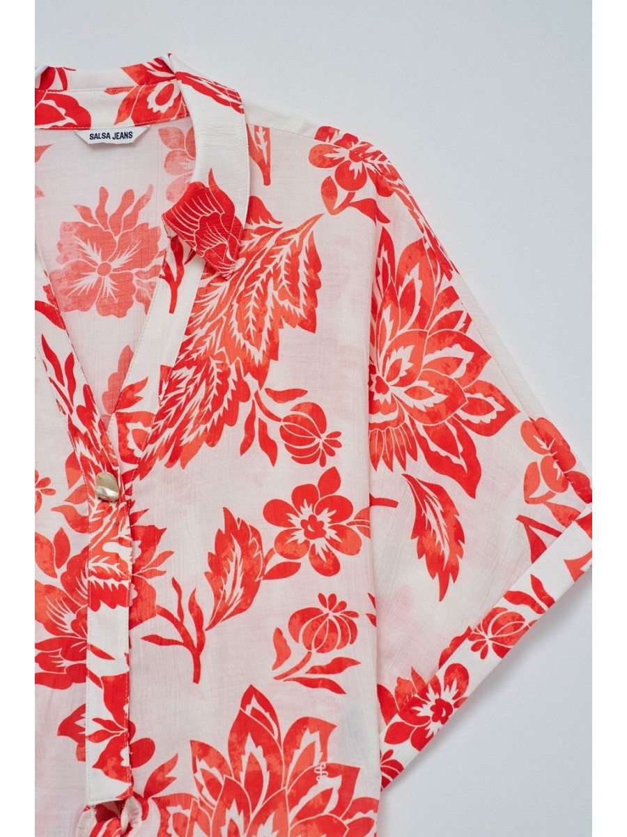 CAMISA TIE FRONT SALSA